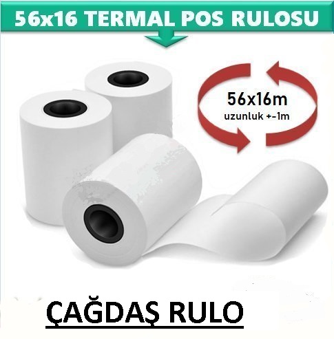56X16 YAZAR KASA POS RULO 1 PAKET